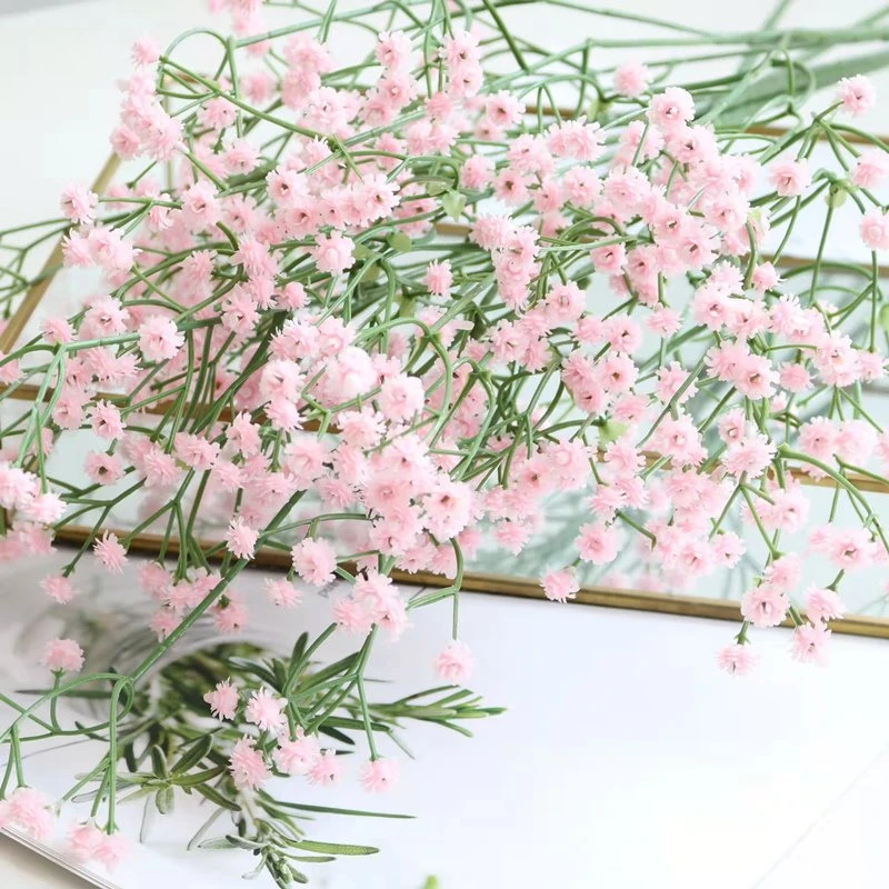 artificial pink gypsophila