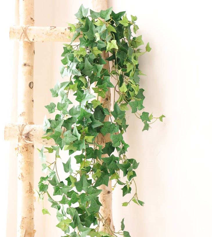 artificial hanging plant decor